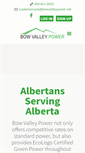 Mobile Screenshot of bowvalleypower.net